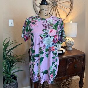 Libertine Floral Print Pink T-Shirt